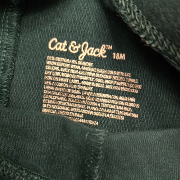 Bundle of Cat & Jack Toddler's Assorted Color Leggings Set 18 months - Picture 5 of 7